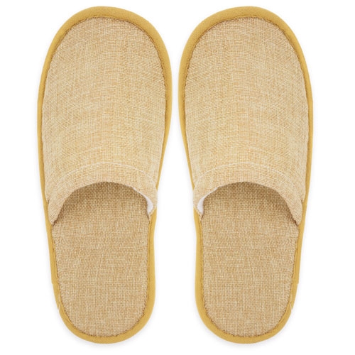 WELCOME SLIPPERS MADE OF HEMP IMITATION