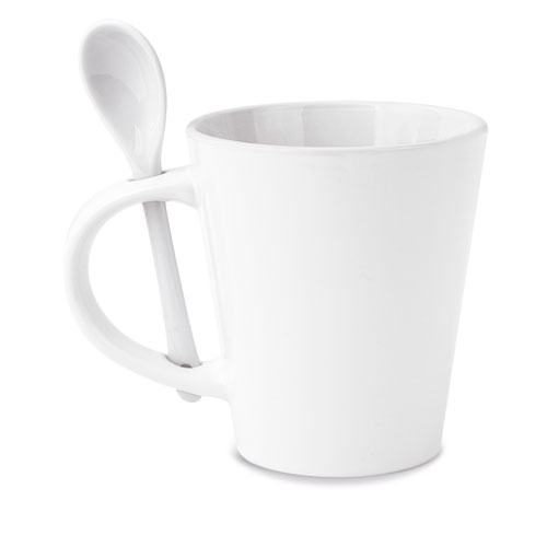 CERAMIC MUG SPOON SUBLIMATION