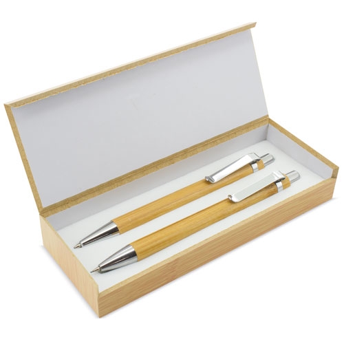 SET PEN AND  MECHANICAL PENCIL BAMBU