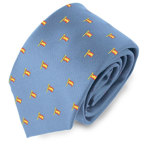 LIGHT BLUE ESPAGNE FLAGPOLE TIE