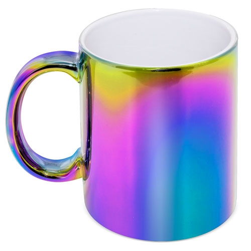 METALIC CERAMIC MUG MULTICOLOR