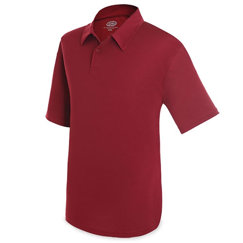 D&F STREET BURGUNDY POLO