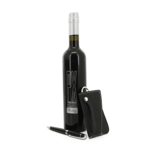 MUSCAT WINE + WALLET+ BALLPEN GIFT CASE