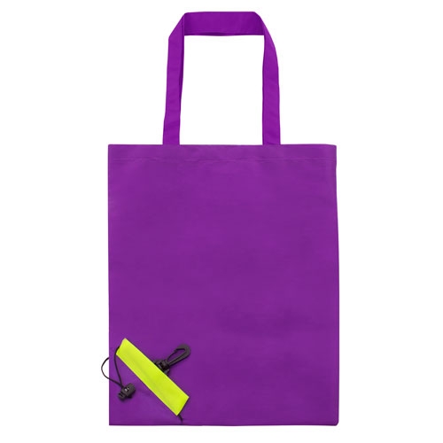 AUBERGINE FOLDING SHOPPING BAG