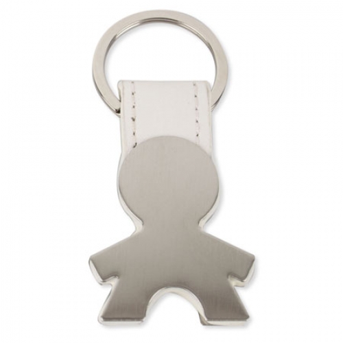 BOY SHAPED METAL KEY-RING