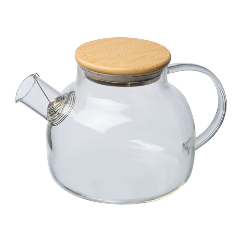 Glass jug with bamboo lid Frankfurt 1.000 ml