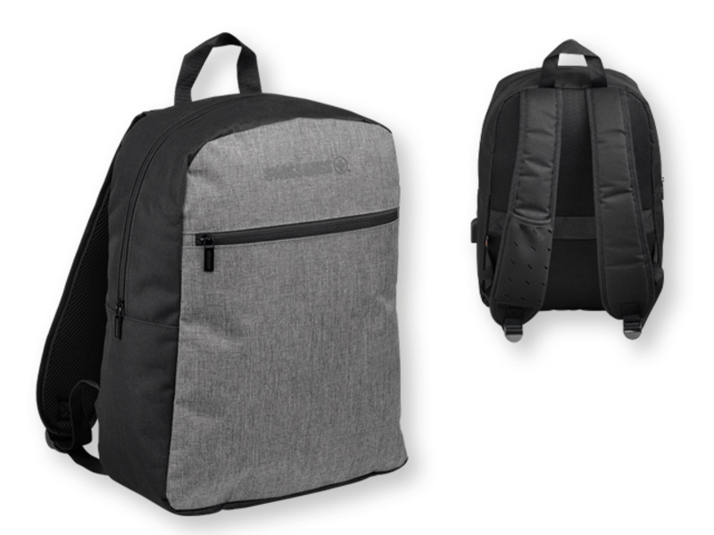 GABE polyester laptop backpack, 300D, SWISSBAGS, Grey
