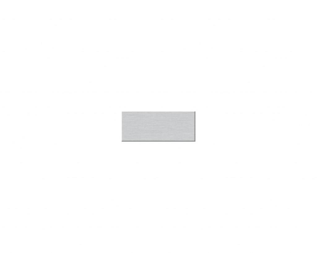 TARGA ALLUMINIO SUBLIMAZIONE 50X20 mm