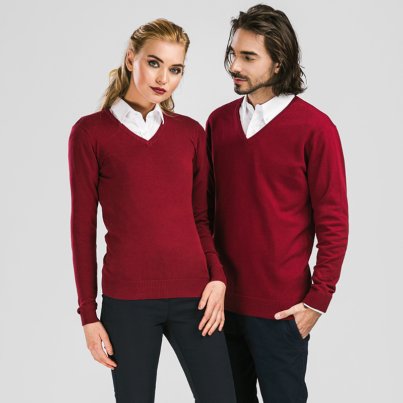 MILAN WOMEN. Women's V-neck jumper