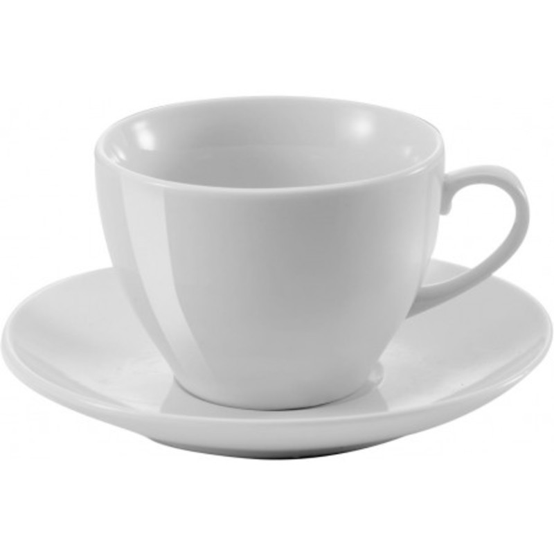 Porcelain cup and saucer