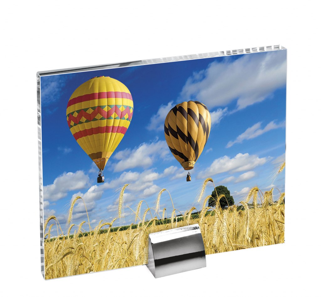 GLASS FOR SUBLIMATION W/ BUILT-IN STAND