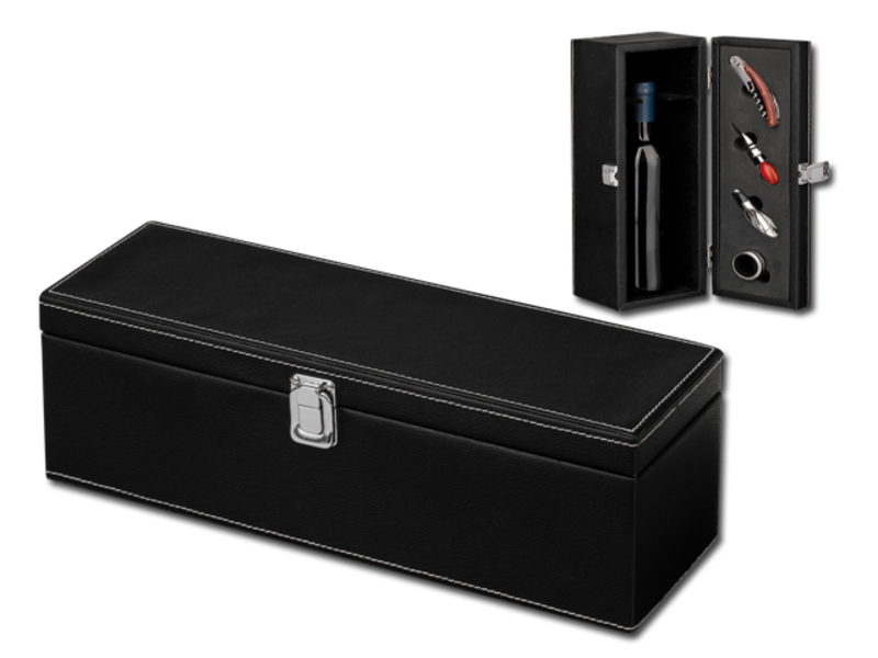 ENRIGUE wine set, Black