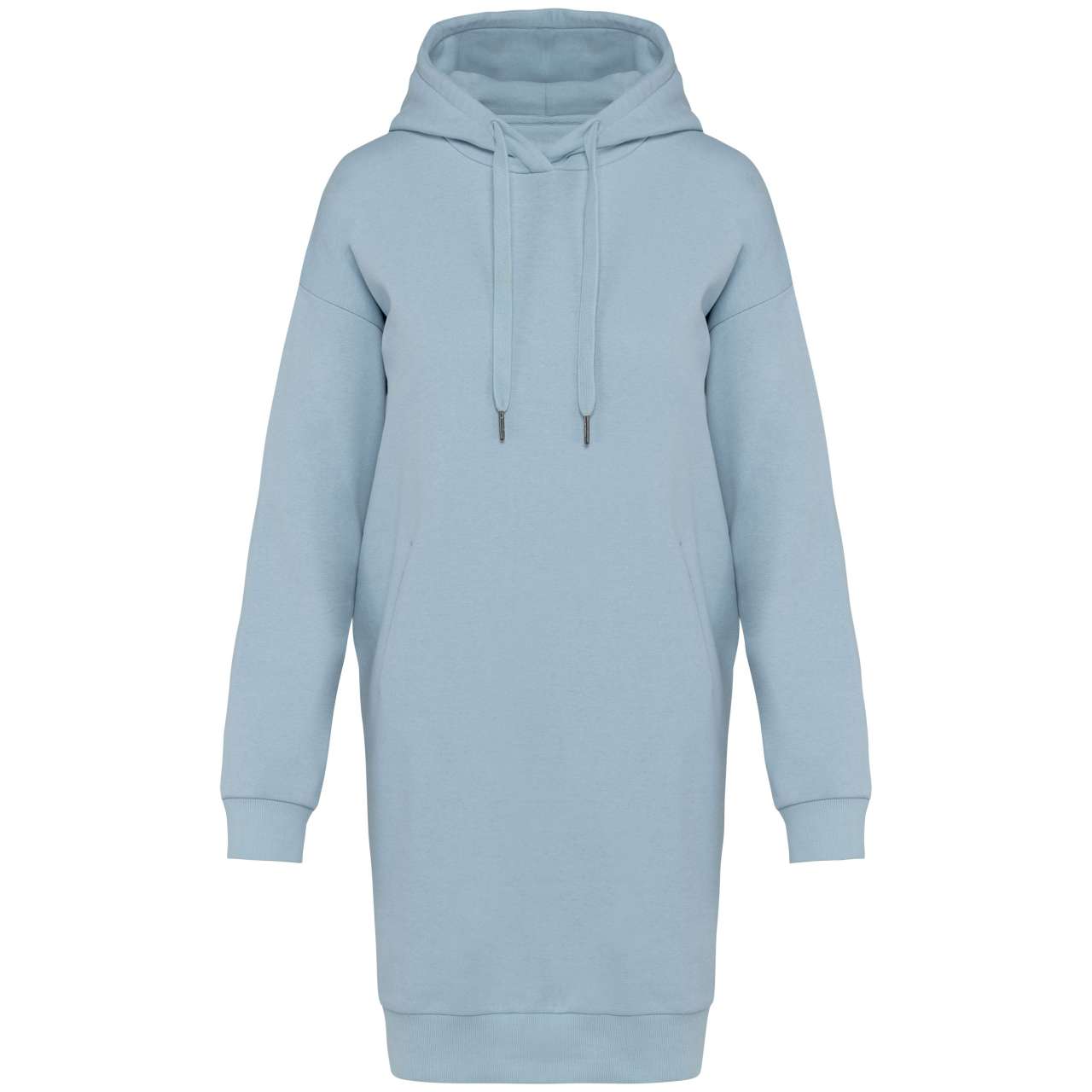 LADIES' ECO-FRIENDLY HOODED SWEATSHIRT DRESS