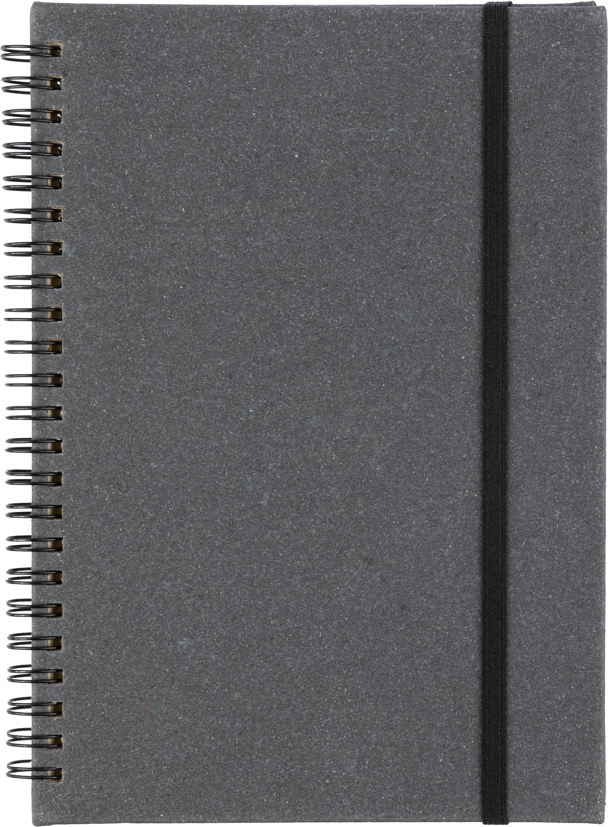 Recycled leather notebook A5 Egon