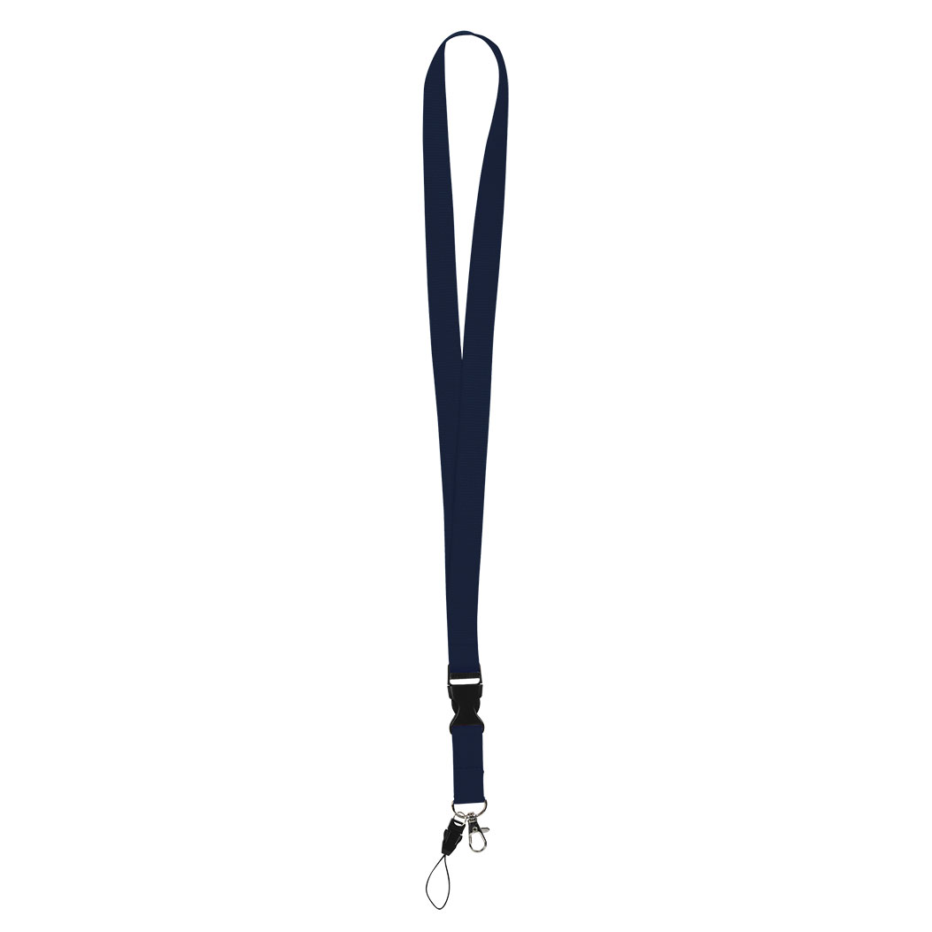 POLYESTER NAVY BLUE LANYARD LAVOT