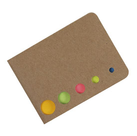 NATURAL STICKY NOTEPAD ABALON