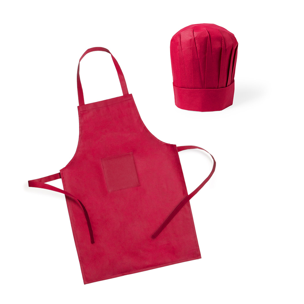 RED NON-WOVEN CHILDREN S APRON LEGOX