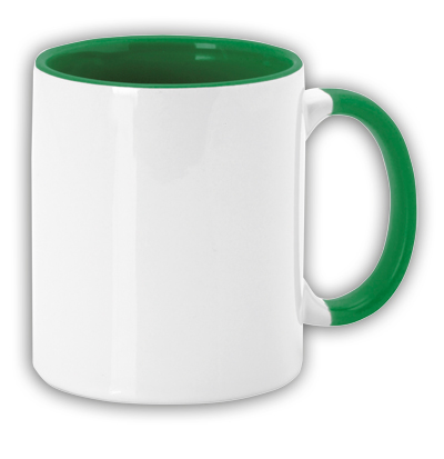 GREEN CERAMIC MUG FANGA