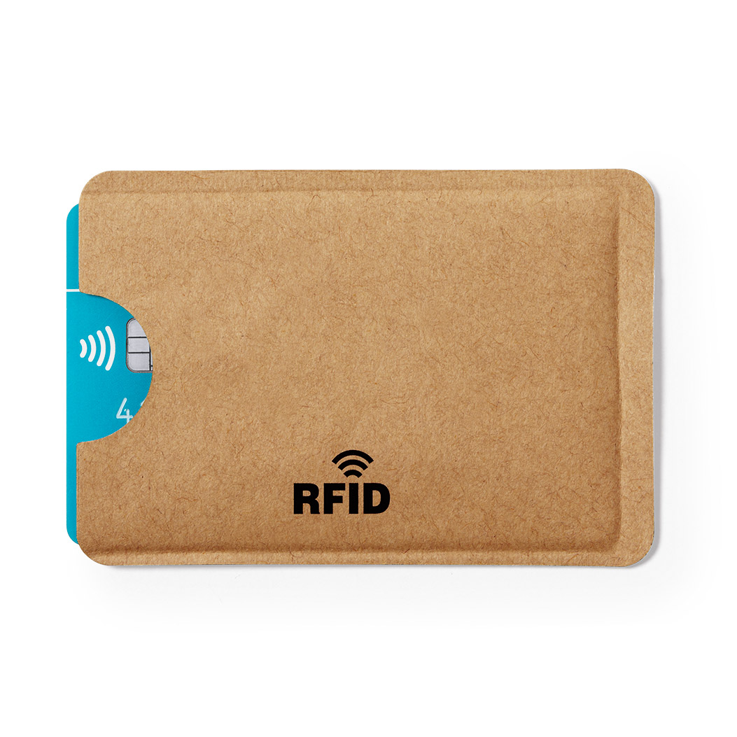 RECYCLED-CARDBOARD RFID COVER BLAKBAL