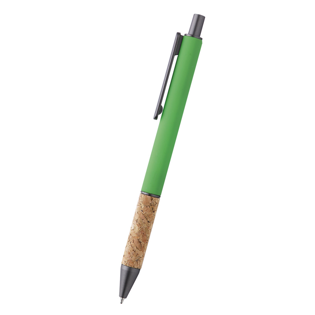 GREEN PEN WITH CORK SHUBER