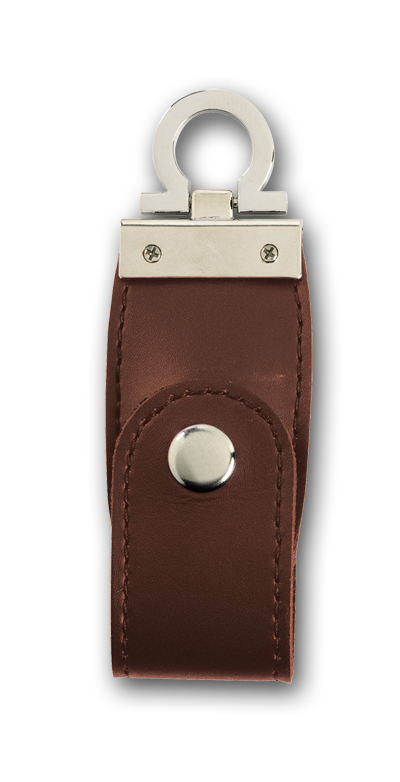 BROWN LEATHER USB MEMORY 16Gb CROWN