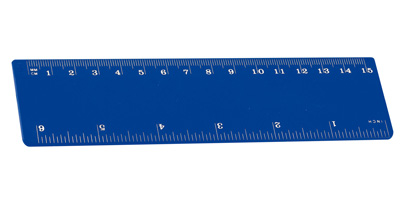 BLUE ABS RULER