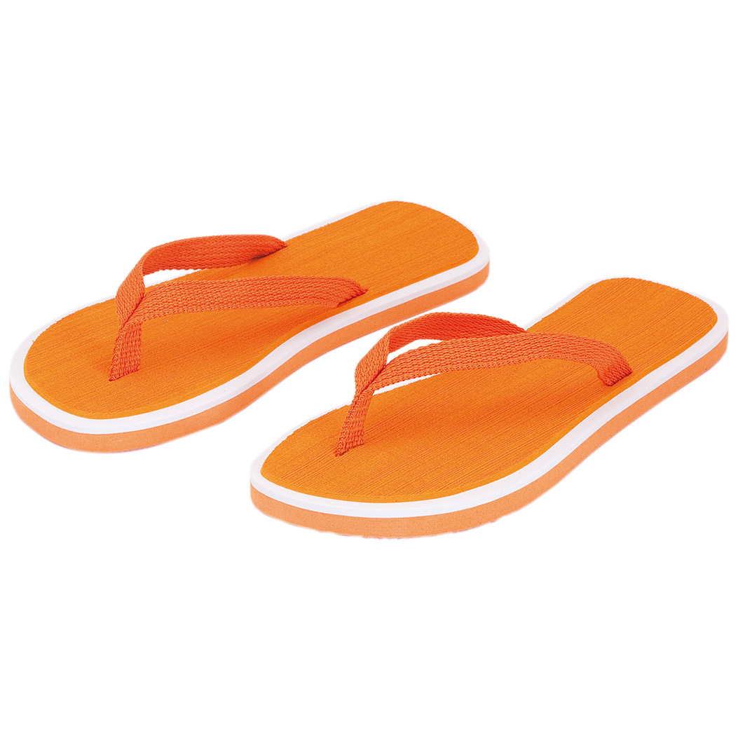 ORANGE EVA/POLYESTER FLIP-FLOPS CAIMAN 42-44