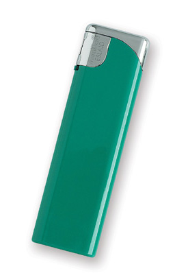 GREEN ELECTRONIC LIGHTER ESLAID