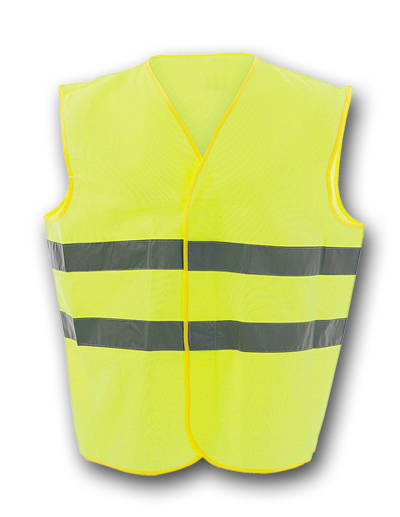 YELLOW REFLECTIVE VEST VIAS