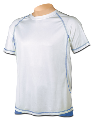 BLUE TECHNICAL T-SHIRT DELTA  L