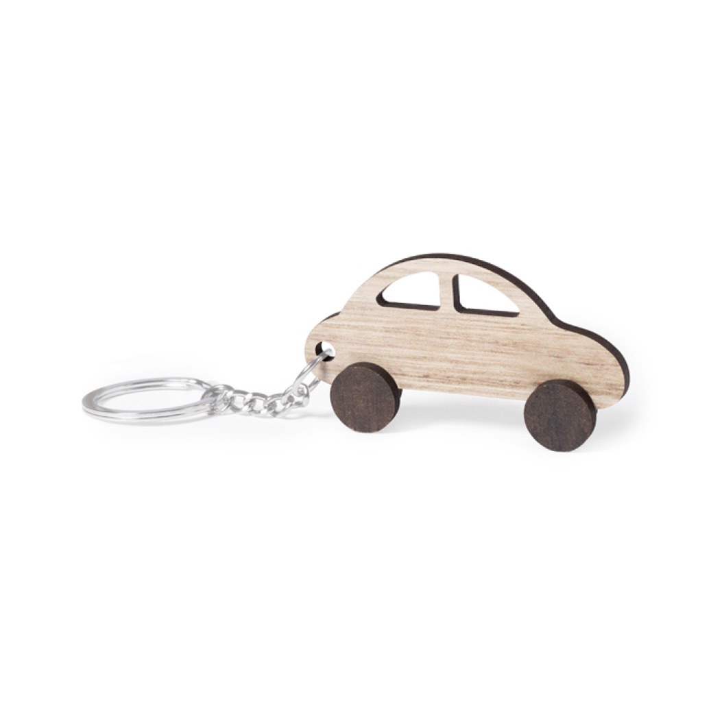 WOODEN KEYRING CADON