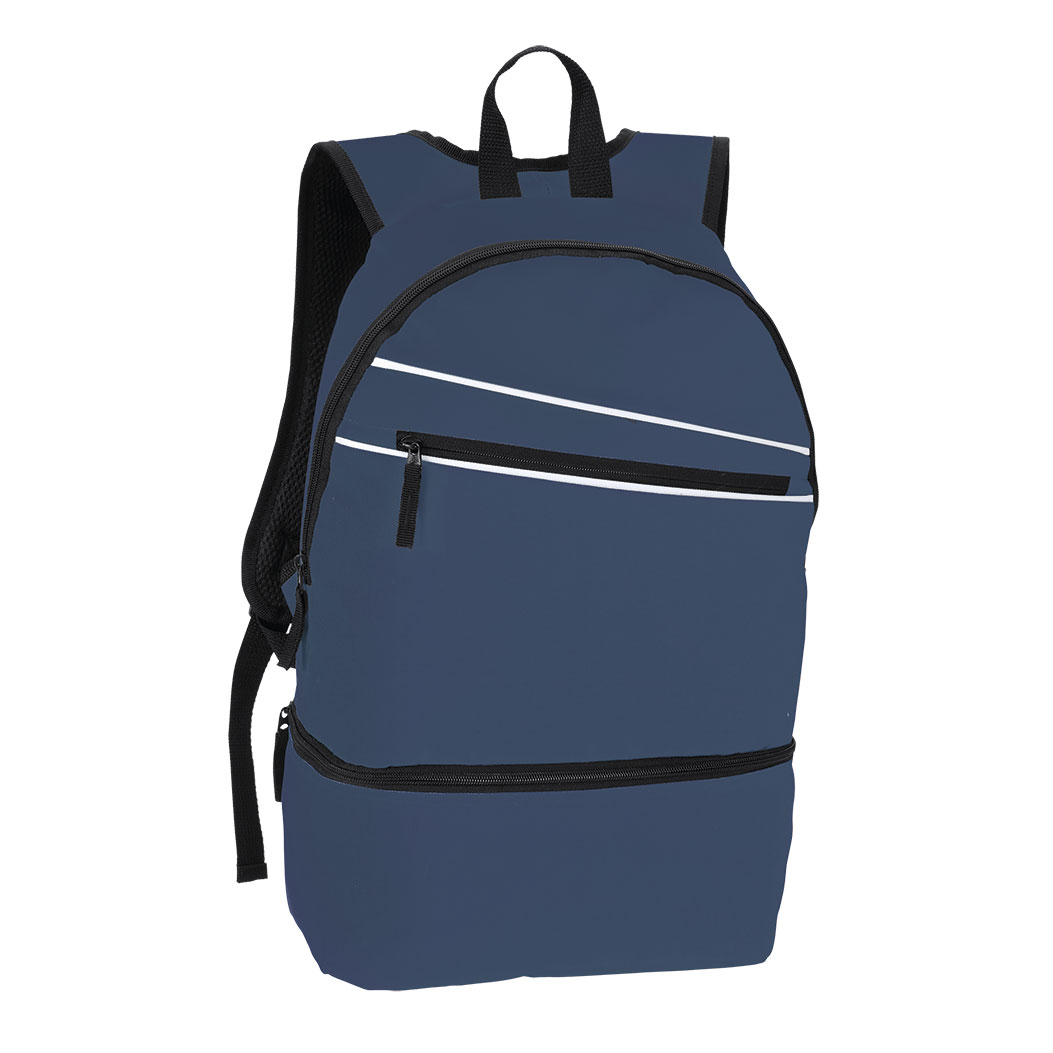 DARK BLUE 210D-POLYESTER BACKPACK DORIAN