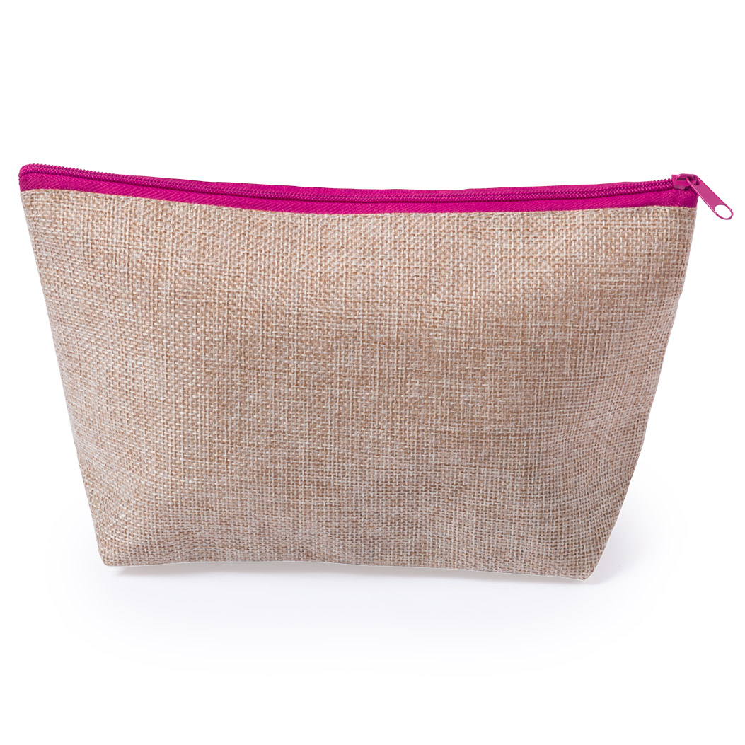 PINK POLYESTER TOILETRY BAG CONAKAR