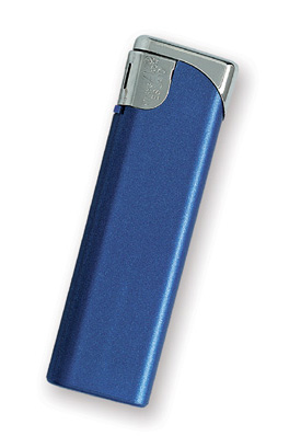 BLUE ELECTRONIC LIGHTER ESLAID METALIZADO