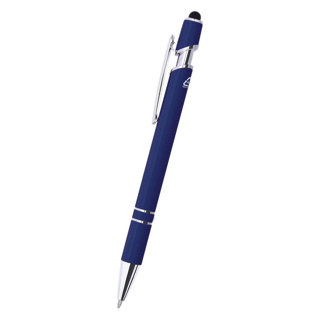 BLUE RECYCLED-ALUMINUM PEN BUTIT