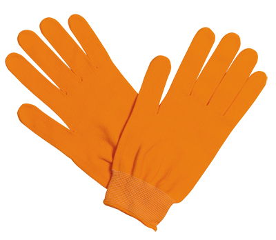 FLUOR ORANGE POLYESTER GLOVE MARVIN