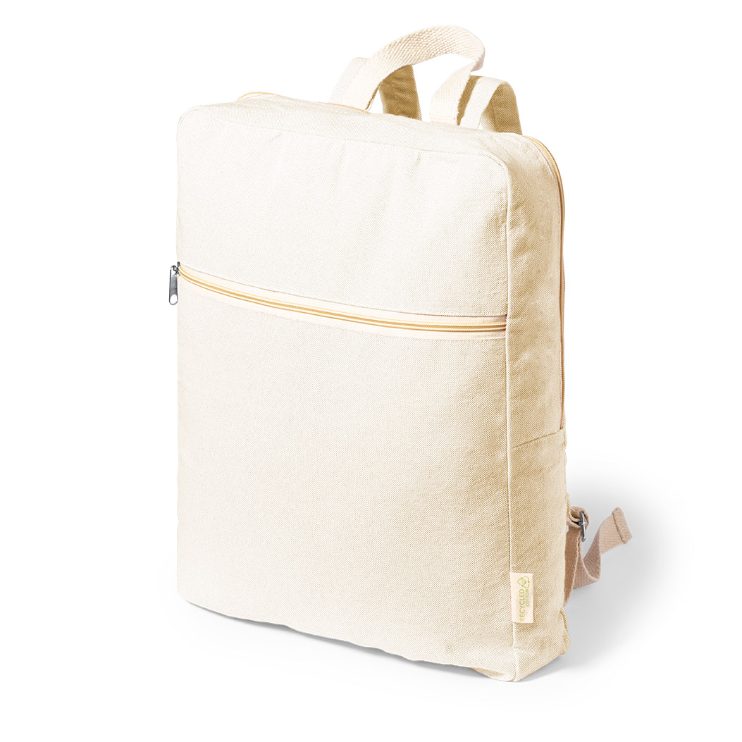NATURAL RECYCLED-COTTON BACKPACK