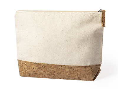 NATURAL CORK/COTTON BEAUTY BAG SUBRUM