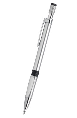 SILVER PLASTIC MECHANICAL PENCIL TUTTI