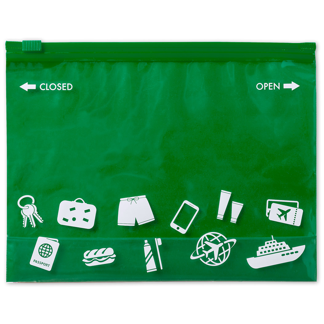 GREEN LDPE PENCIL CASE DUSKY