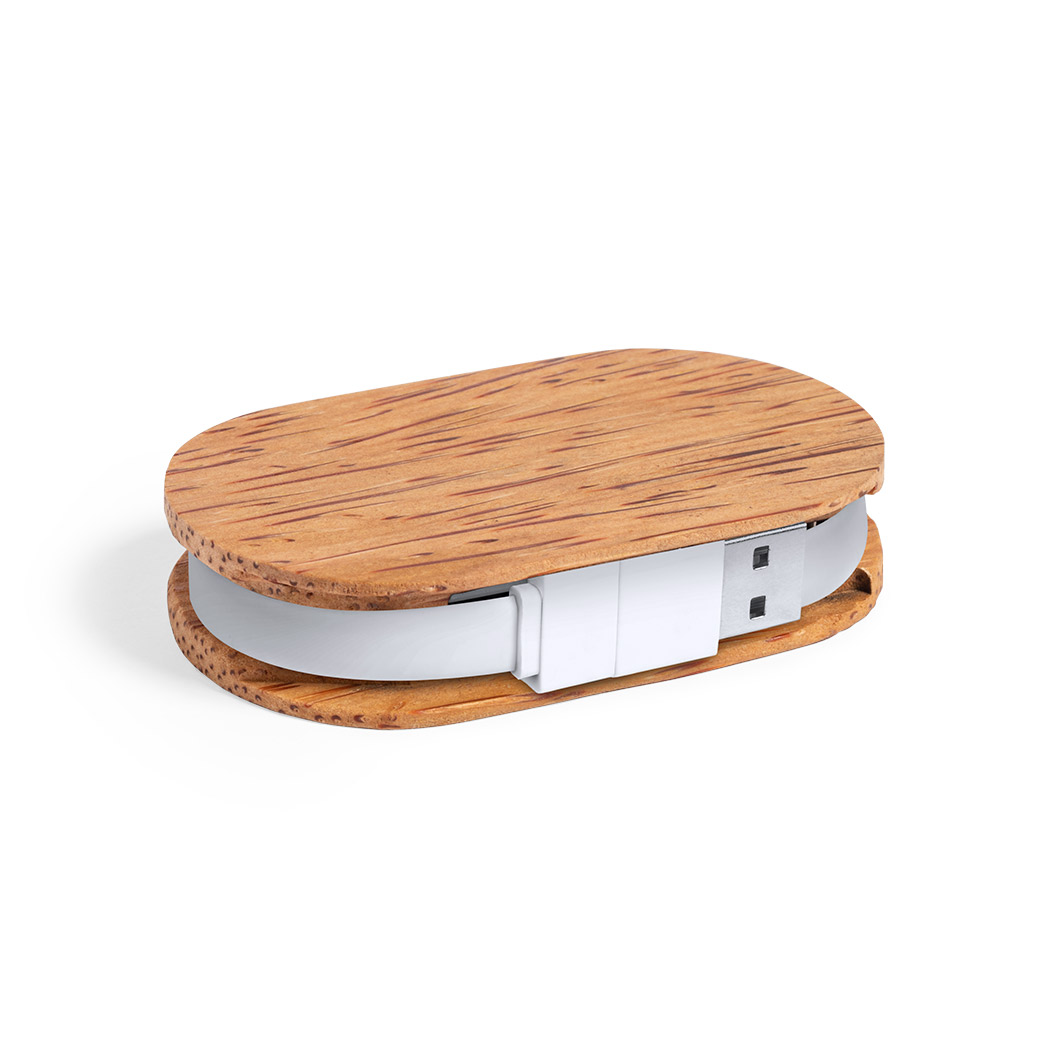 COCONUT-WOOD USB PORT DAGOBAT