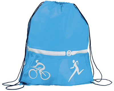 BLUE TRIATLON BACKPACK IRON POLYESTER