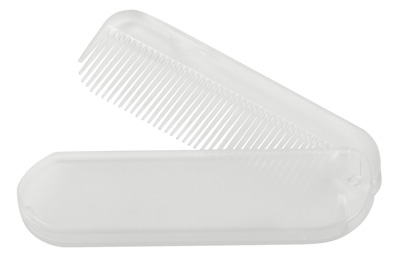 WHITE FOLDABLE COMB BALD