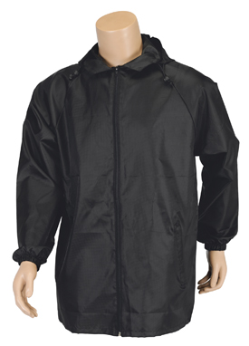 BLACK WINDBREAK JACKET WIND STOP L-XL