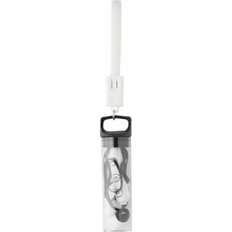 Plastic in-ear earphones