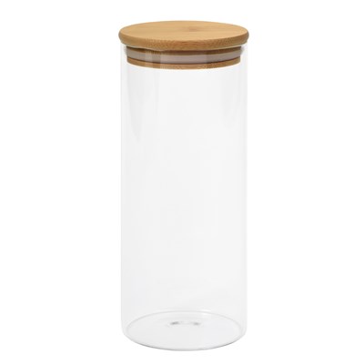 Borcan de depozitare din sticlă ECO STORAGE L, capacitate: aprox. 850 ml