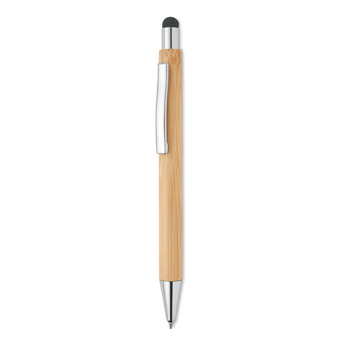 Bamboo stylus pen blue ink