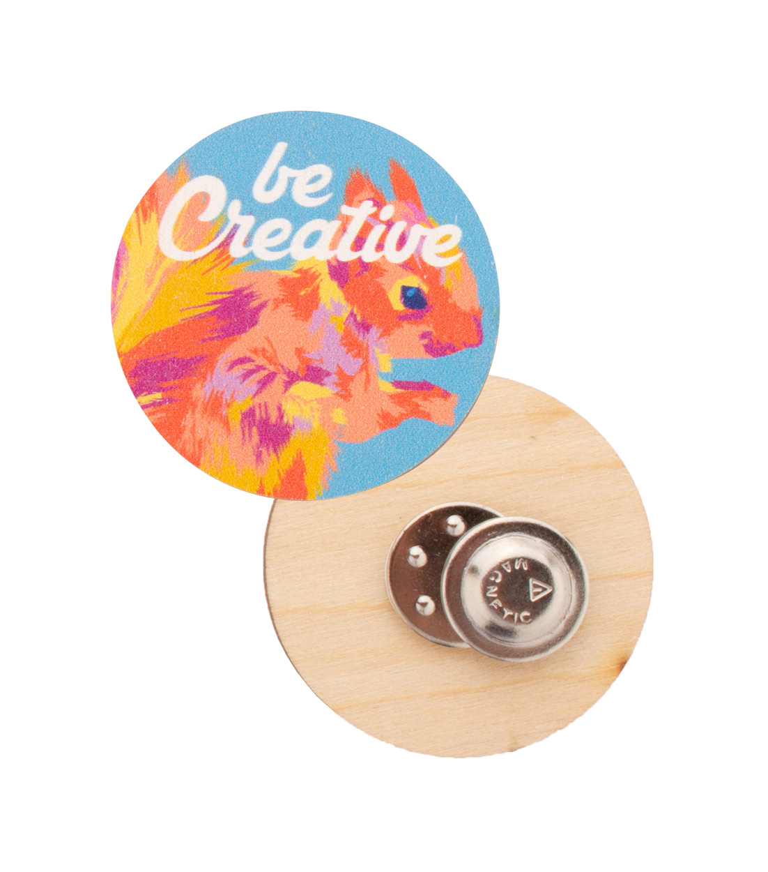 WooBadge custom magnetic badge