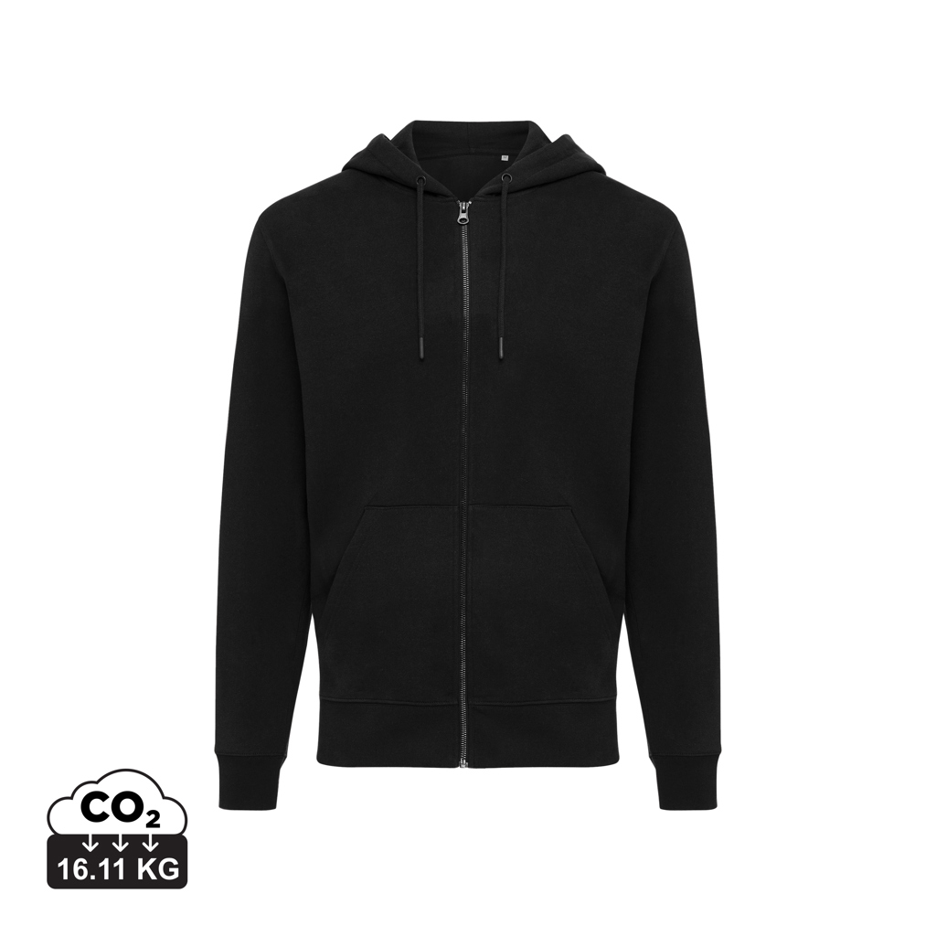 IQONIQ Abisko recycled cotton zip through hoodie