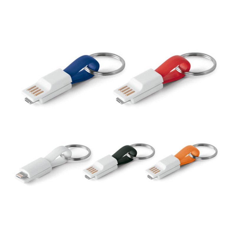 USB cable with 2 in 1 connector